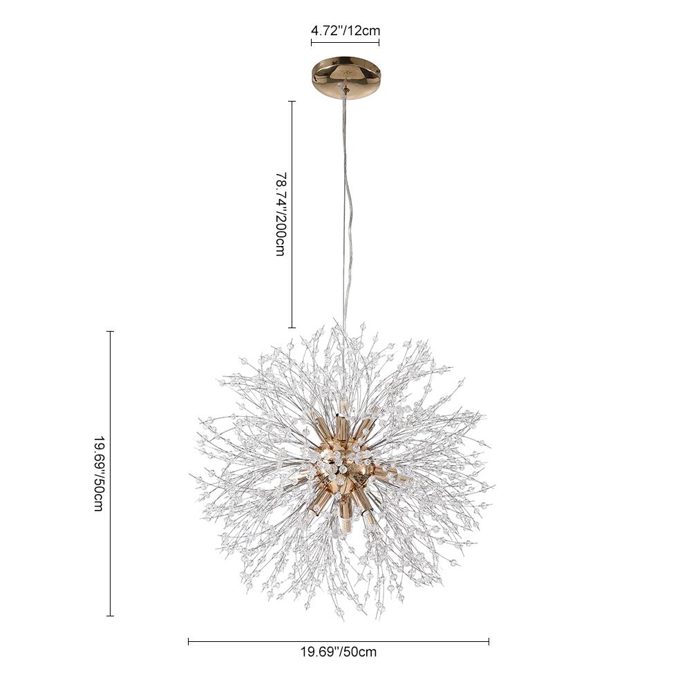 Modern 9-Light Sputnik Chandelier | Thehouselights, Chandelier, Sputnik ...