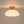 1-Light Opal Glass Curved Semi Flush Mount