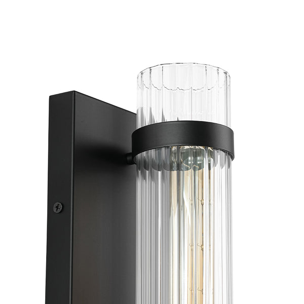 Linear Tube Glass Wall Sconce