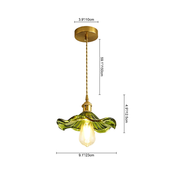 Wave Floating Glass Pendant Lighting