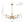 12-Light Two-tier Textured Glass Chandelier