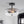 2-Light Black Ribbed Glass Semi Flush Mount