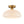 1-Light Opal Glass Curved Semi Flush Mount