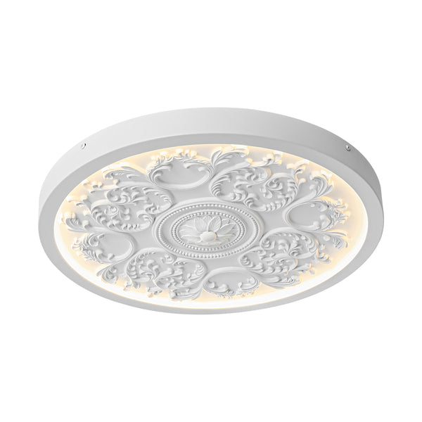 Dimmbare seidenweiße LED-Deckenleuchte