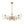 12-Light Two-tier Textured Glass Chandelier
