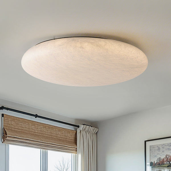 Dimmbare seidenweiße LED-Deckenleuchte