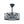 4-Light Crystal Cage Semi Flush Mount Ceiling Fan