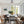 2-Light Black Ribbed Glass Semi Flush Mount