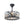 4-Light Crystal Cage Semi Flush Mount Ceiling Fan