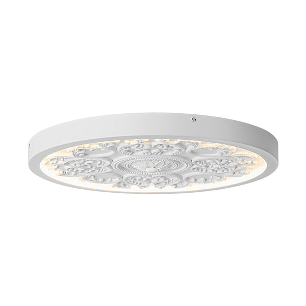 Dimmbare seidenweiße LED-Deckenleuchte