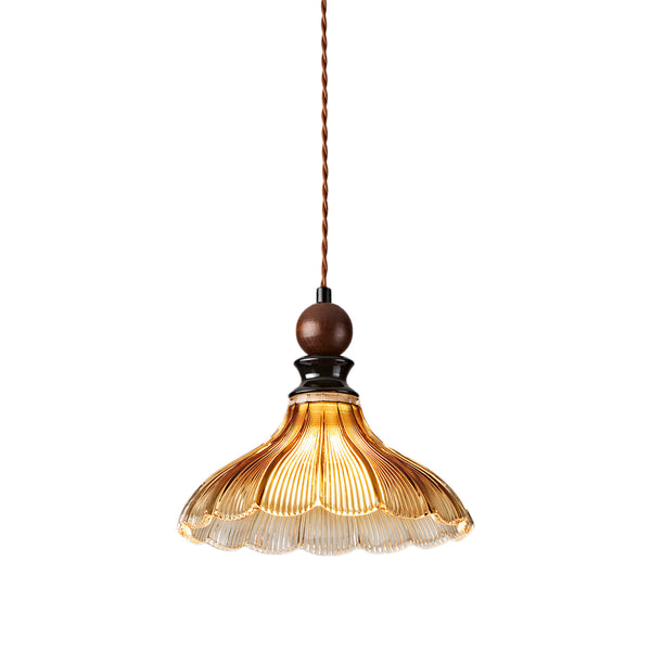 French Striped Glass Pendant Lighting