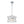 3-Light Up Down Crystal Shade Chrome Chandelier