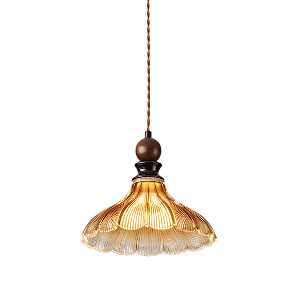 French Striped Glass Pendant Lighting