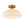 1-Light Opal Glass Curved Semi Flush Mount