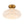 1-Light Opal Glass Curved Semi Flush Mount