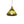1-Light Lotus Stripe Glass Pendant Light