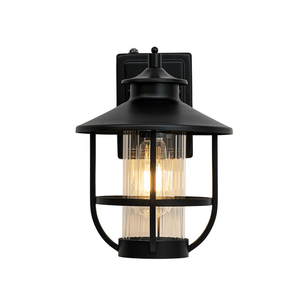 IP23 Lantern Glass Cage Outdoor Wall Sconce