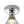 Minimalist Textured Glass LED Semi Flush Mount