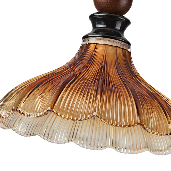 French Striped Glass Pendant Lighting