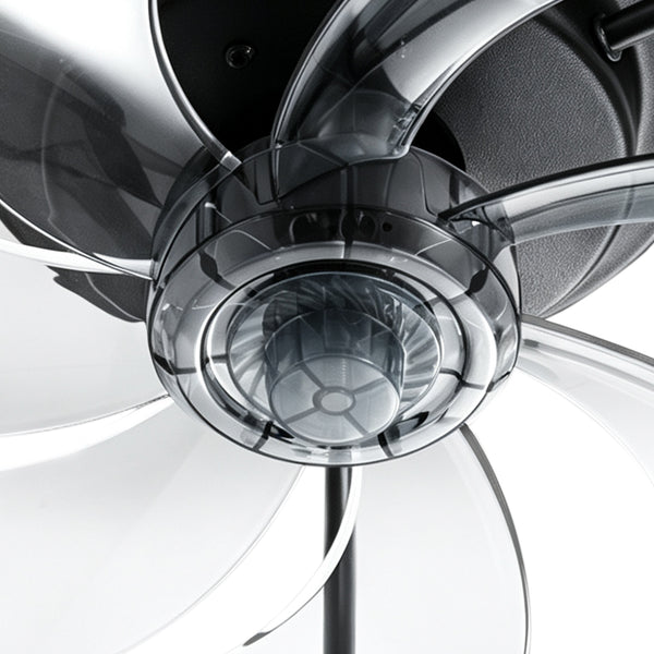 Dimmable Indoor Bedroom Flush Mount Ceiling Fan with Light