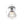 Minimalist Tapered Bell Glass LED Semi Flush Mount