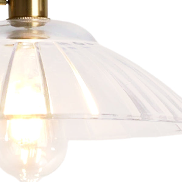 Moderne strukturierte Kuppelglas-Pendelleuchte, 1-flammig