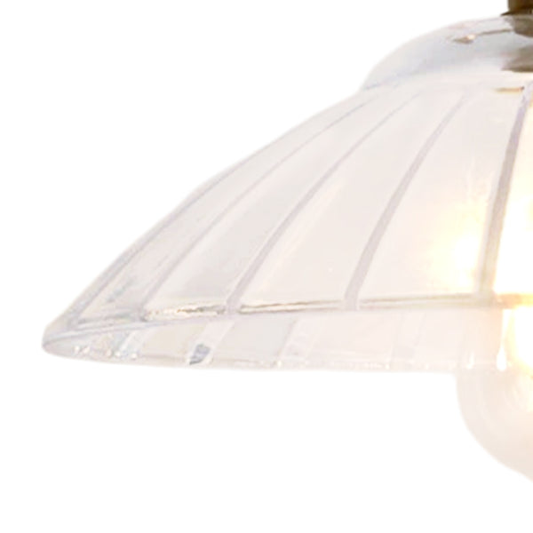 Moderne strukturierte Kuppelglas-Pendelleuchte, 1-flammig
