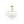 Modern French Leaf Glass Crystal Chandelier