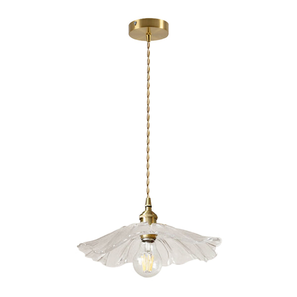 Lotus Glass Flower Design Pendant Light