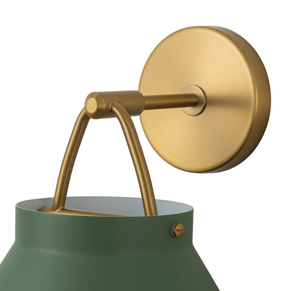 Thehouselights - 1 - Light Geometric Wall Sconce - Wall Lights - White - 