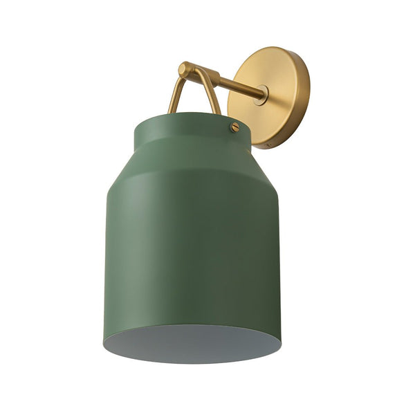 Thehouselights - 1 - Light Geometric Wall Sconce - Wall Lights - White - 