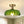 Thehouselights-1-Light Lotus Dome Semi Flush Mount Glass Ceiling-Ceiling Light-Green-