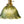 Thehouselights-1-Light Lotus Stripe Glass Pendant Light-Pendant-Green-