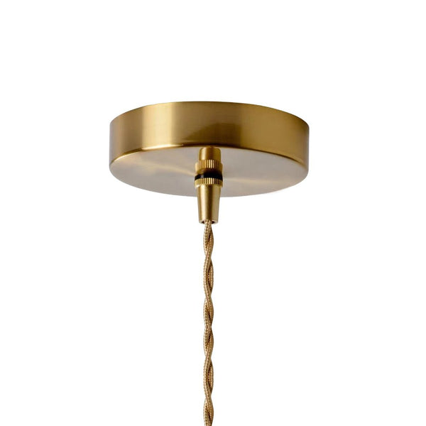 Thehouselights - 1 - Light Vertical Stripes Dome Glass Pendant Light - Pendant - Clear - 