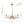 Thehouselights-12-Light Two-tier Textured Glass Chandelier-Chandelier-12-Light-
