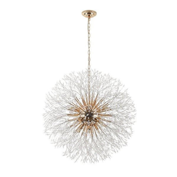 Thehouselights - 16 - Light Oversized Sputnik Firework Chandelier - Chandelier - Brass - 