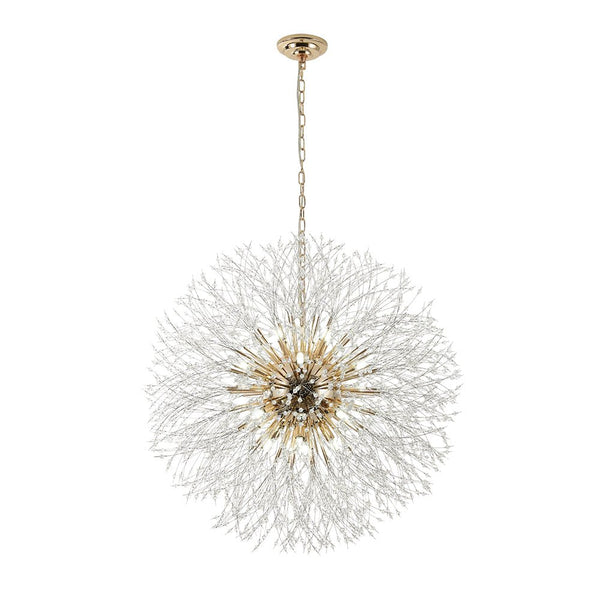 Thehouselights - 16 - Light Oversized Sputnik Firework Chandelier - Chandelier - Brass - 
