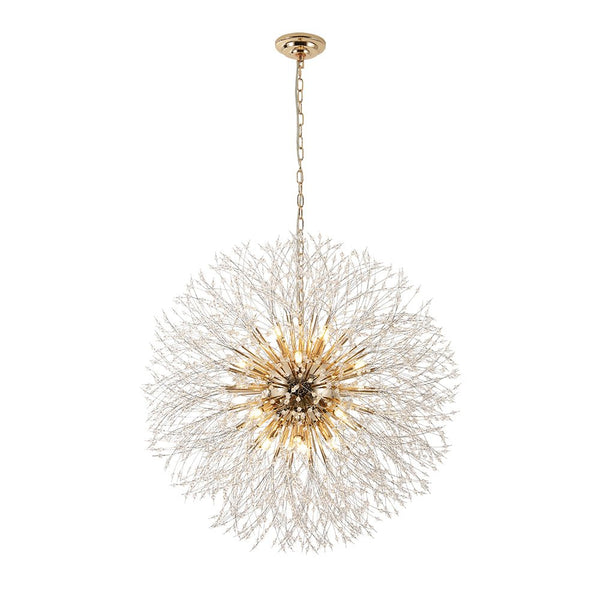 Thehouselights - 16 - Light Oversized Sputnik Firework Chandelier - Chandelier - Brass - 