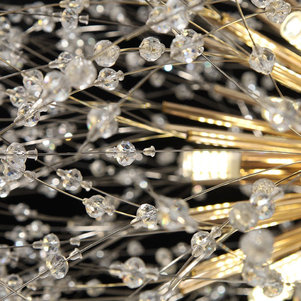 Thehouselights - 16 - Light Oversized Sputnik Firework Chandelier - Chandelier - Brass - 