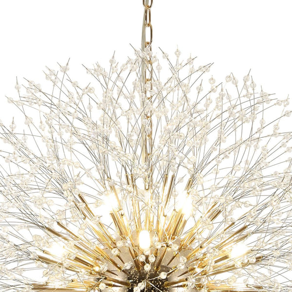 Thehouselights - 16 - Light Oversized Sputnik Firework Chandelier - Chandelier - Brass - 