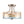 Thehouselights-2-Light Hammer Glass Semi Flush Mount-Flush Mount-Gradient Blue & Orange-