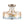 Thehouselights-2-Light Hammer Glass Semi Flush Mount-Flush Mount-Gradient Blue & Orange-