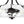 Thehouselights-2-Light Hammered Glass Semi Flush Mount-Flush Mount-Black-