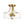 Thehouselights-2-Light Hammered Glass Semi Flush Mount-Flush Mount-Brass-