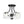 Thehouselights-2-Light Hammered Glass Semi Flush Mount-Flush Mount-Brass-