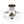 Thehouselights-2-Light Hammered Glass Semi Flush Mount-Flush Mount-Oil-Rubbed Bronze-