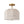 Thehouselights-2-Light Linen Dome Semi Flush Mount-Ceiling Light-Brass-
