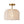 Thehouselights-2-Light Linen Dome Semi Flush Mount-Ceiling Light-Brass-