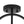 Thehouselights-2-Light Linen Drum Flush Mount Ceiling-Ceiling Light-Black-