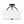 Thehouselights-2-Light Linen Drum Flush Mount Ceiling-Ceiling Light-Black-